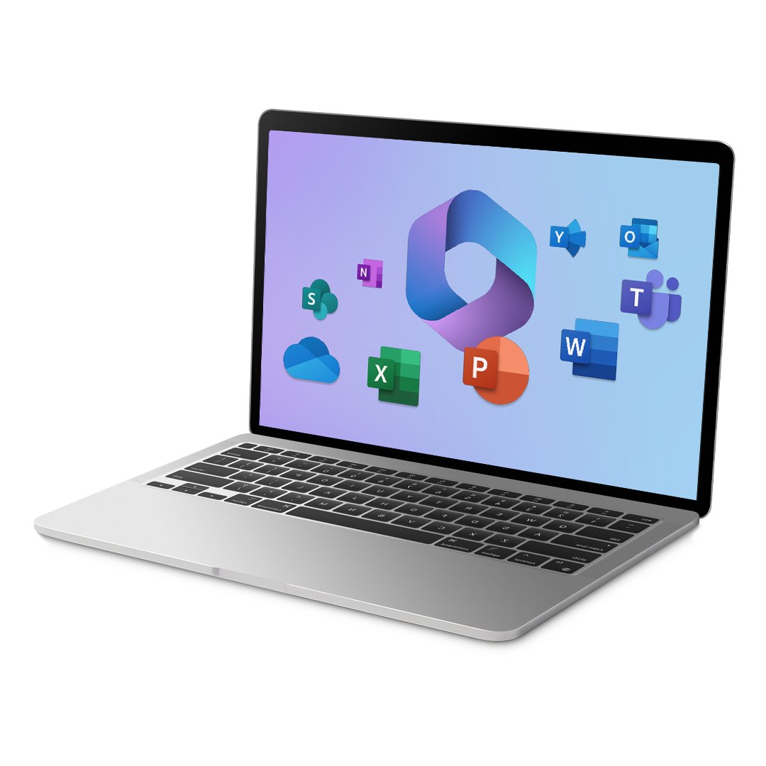 Office365 Laptop Mockup